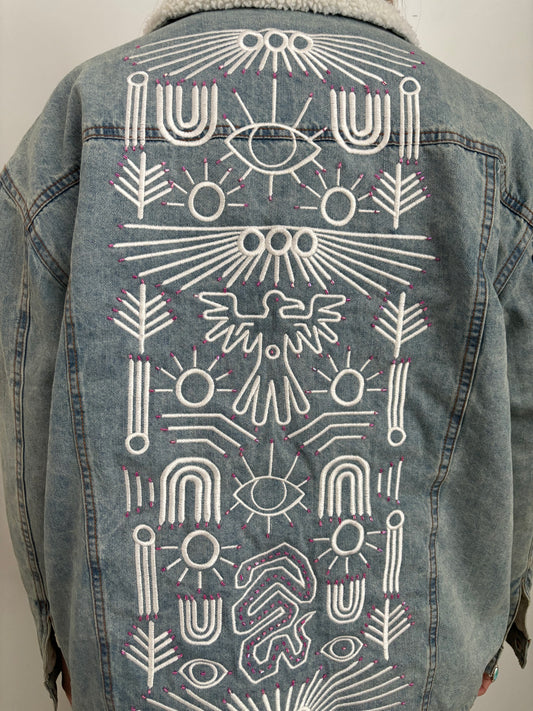 Mystic Vision Embroidered Denim Jacket - Limited Edition