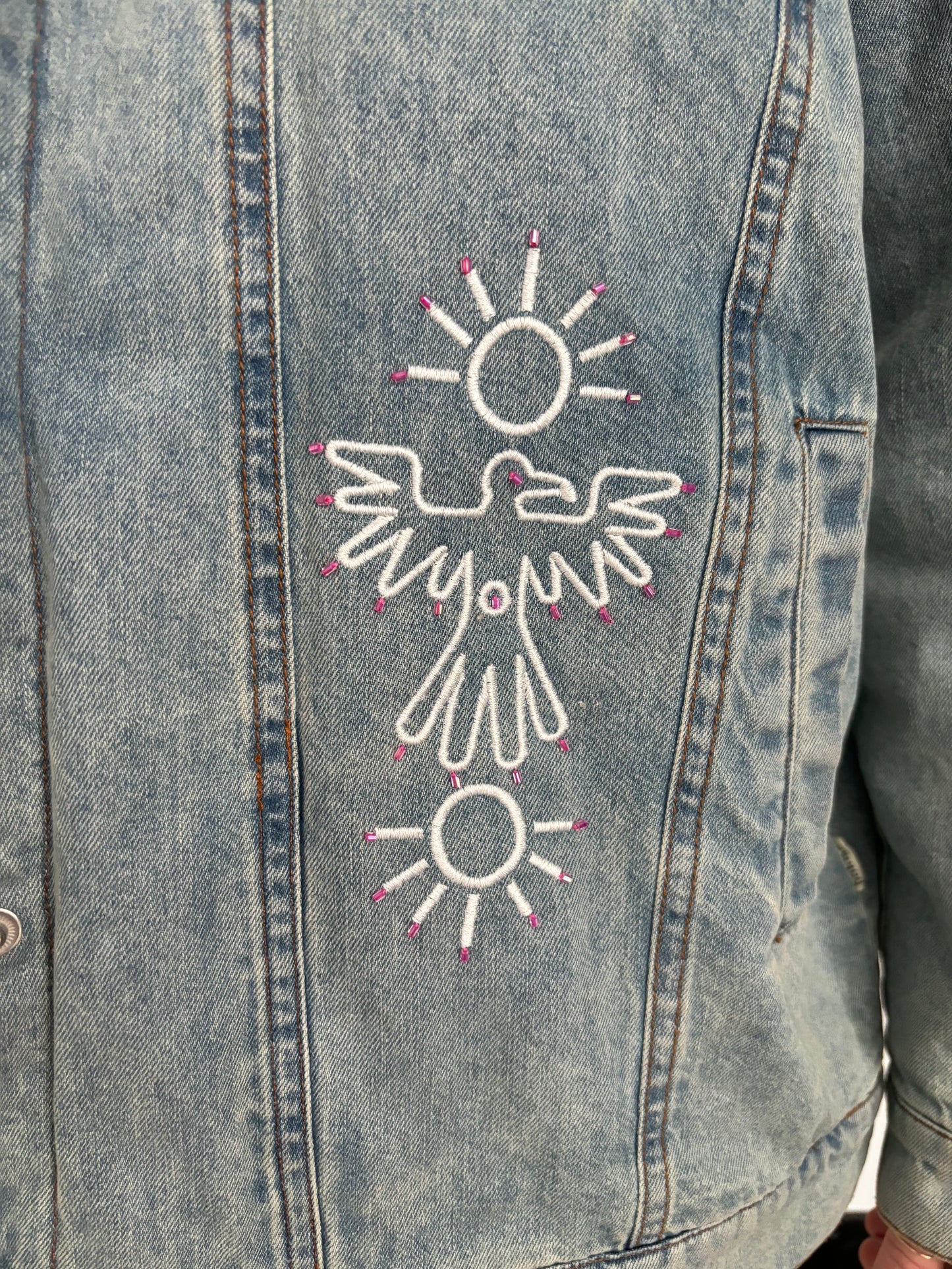 Mystic Vision Embroidered Denim Jacket - Limited Edition